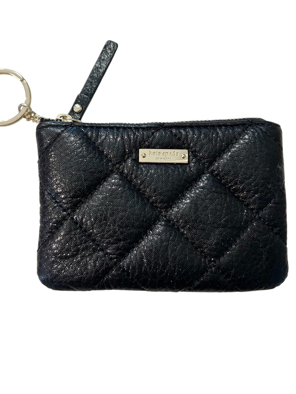 Kate Spade Quilted Pouch Keychain